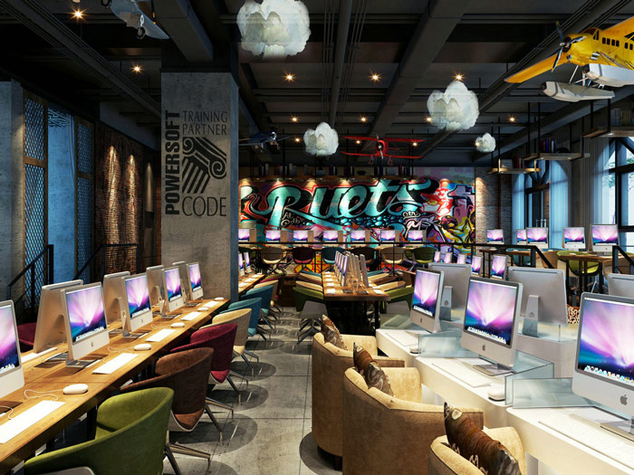 網(wǎng)咖網(wǎng)吧裝修設(shè)計案例