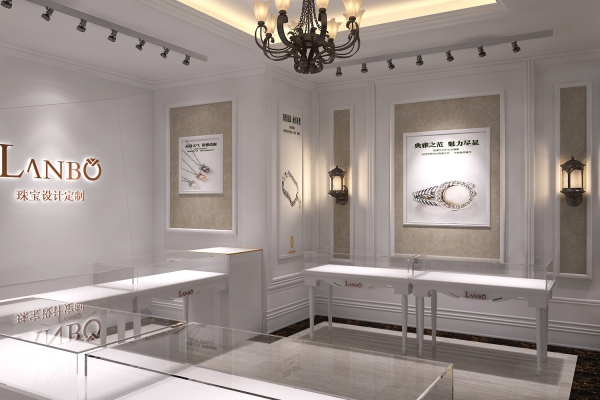 珠寶翡翠店裝修設(shè)計效果圖