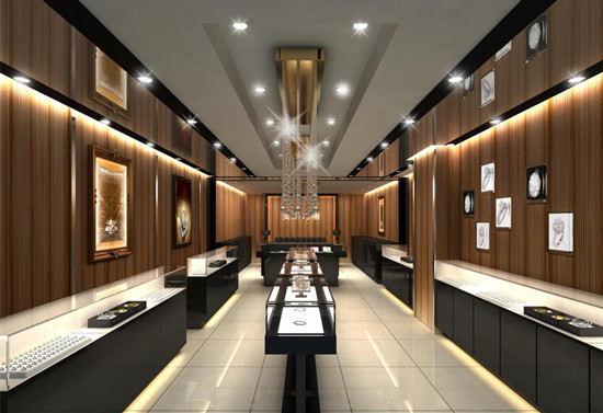 珠寶翡翠店裝修設(shè)計效果圖