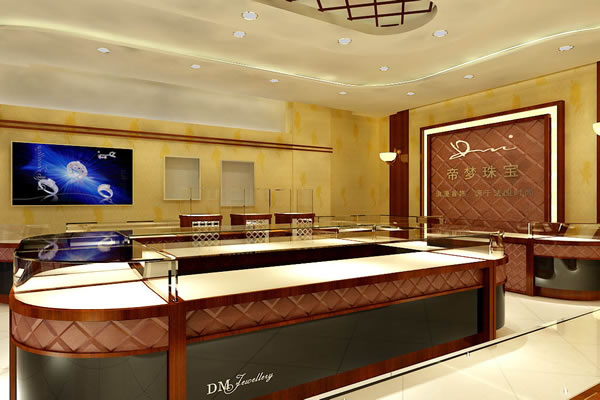 珠寶翡翠店裝修設(shè)計效果圖